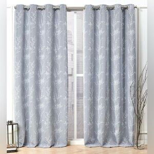 Nicole Miller Turion Grommet Top Curtain Panel Pair 52x96